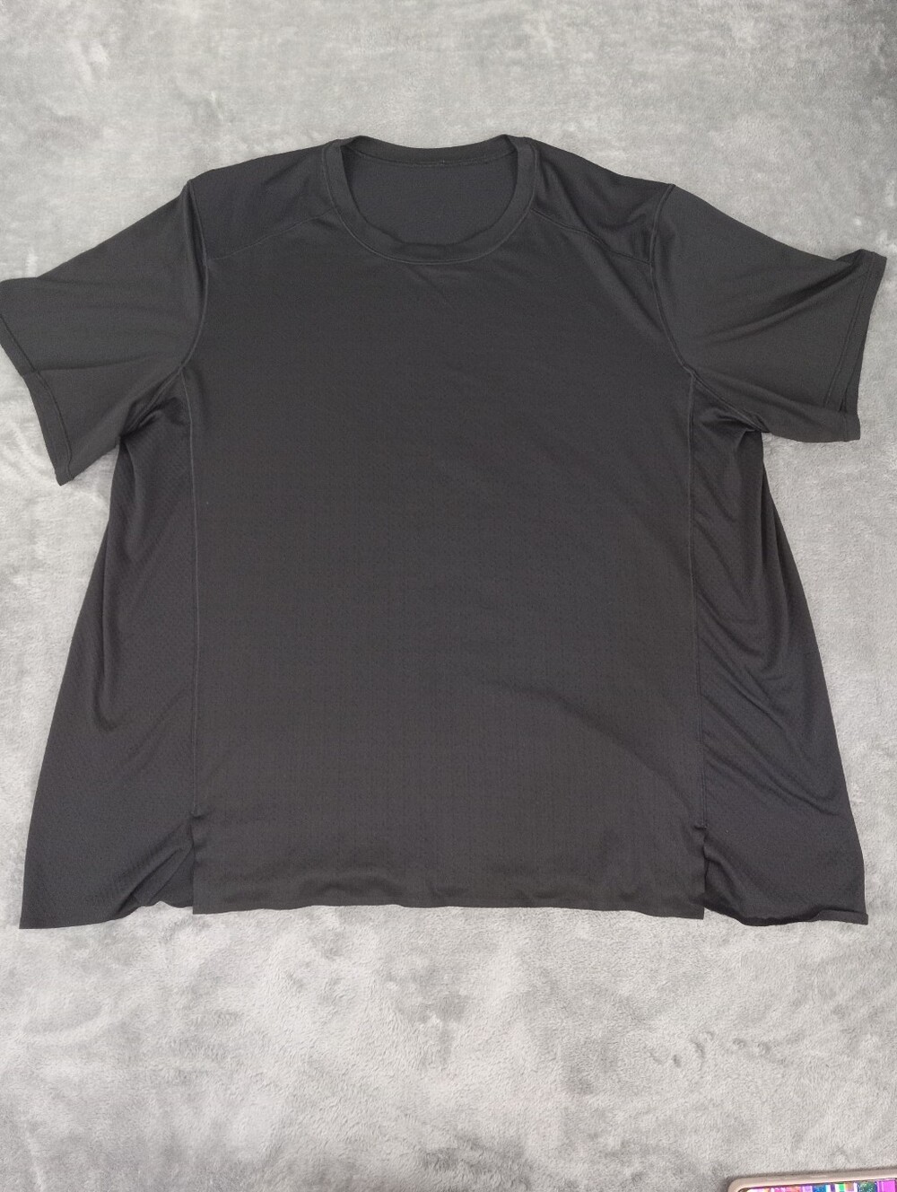 Lululemon Women's Black Performance Crew Neck Shirt Size XL